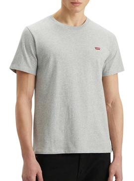 Camiseta Levis Original cinza para homem