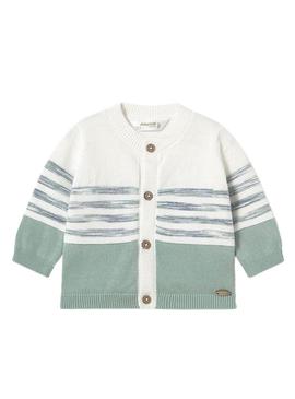 3 peças Mayoral tricot com casaco para recém-nascido
