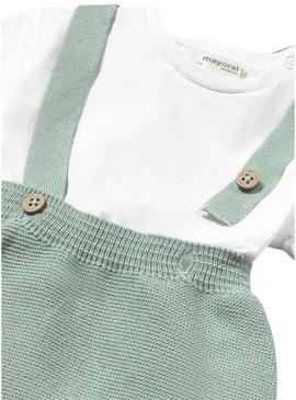 3 peças Mayoral tricot com casaco para recém-nascido