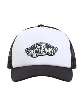 Boné Vans Trucker Classic Patch Curved preto.