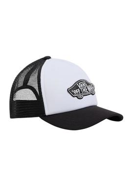 Boné Vans Trucker Classic Patch Curved preto.