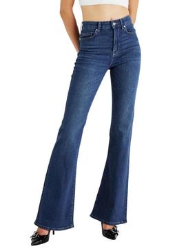 Calça jeans azul Henni para mulher