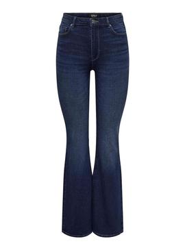 Calça jeans azul Henni para mulher