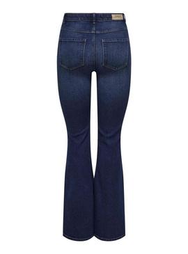 Calça jeans azul Henni para mulher