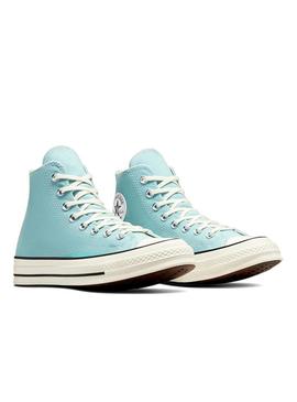 Sapatilhas Converse Chuck 70 turquesa para mulher.