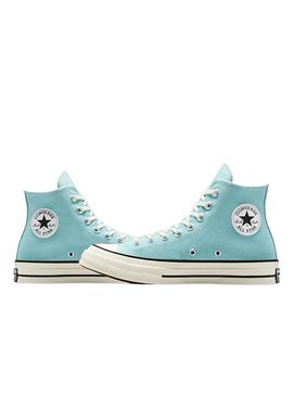 Sapatilhas Converse Chuck 70 turquesa para mulher.