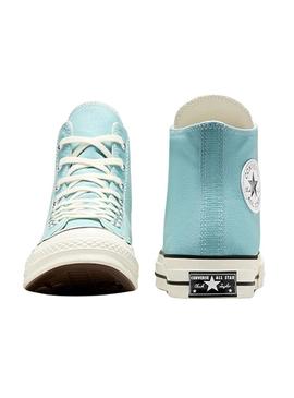 Sapatilhas Converse Chuck 70 turquesa para mulher.