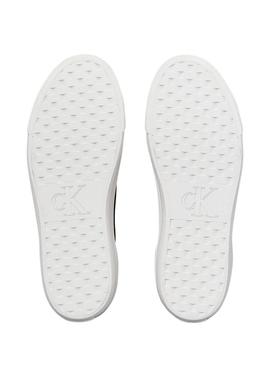 Sapatilhas Calvin Klein Flatform Low pretas para mulher.
