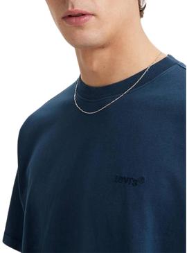 Camiseta Levi's Red Tab Vintage azul marinho para homem.