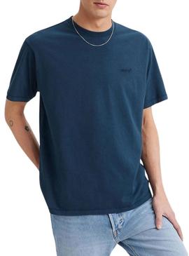 Camiseta Levi's Red Tab Vintage azul marinho para homem.