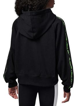 Moletom Jordan Dri-FIT Sport preto para menina