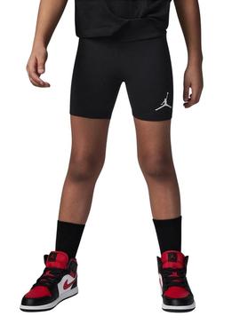 Shorts Jordan Essential bike preto para menina.