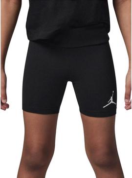 Shorts Jordan Essential bike preto para menina.