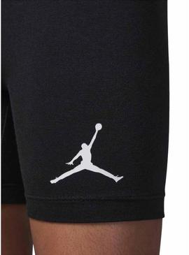Shorts Jordan Essential bike preto para menina.