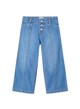 Calça de ganga azul Mayoral para menina