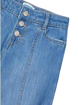 Calça de ganga azul Mayoral para menina