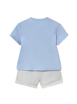 Conjunto de 4 peças Mayoral céu para bebê.