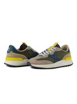 Sapatilhas Munich Dynamix verde para homem.