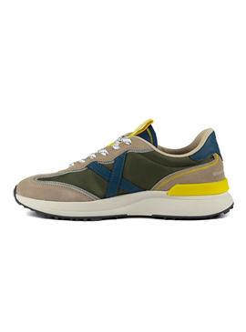 Sapatilhas Munich Dynamix verde para homem.