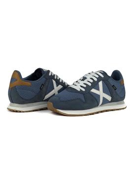 Tênis Munich Massana azul para homem.