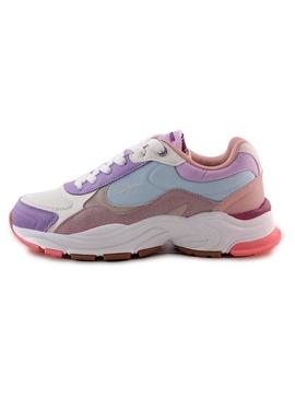 Sapatilhas Pepe Jeans Mave multicoloridas para menina.