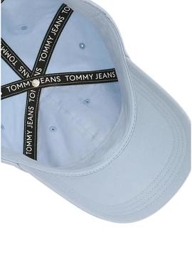 Boné Tommy Jeans 6 Painel azul para mulher