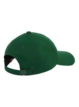 Boné Tommy Jeans Heritage verde para homem