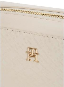 Bolsa Tommy Hilfiger Distinct bege para mulher.