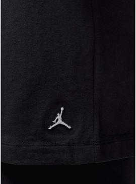 Pack de duas camisetas Jordan Flight Base preto para homens.