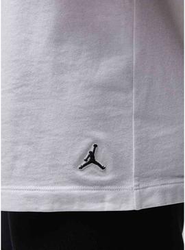 Pack de duas camisetas Jordan Flight Base branca para homem