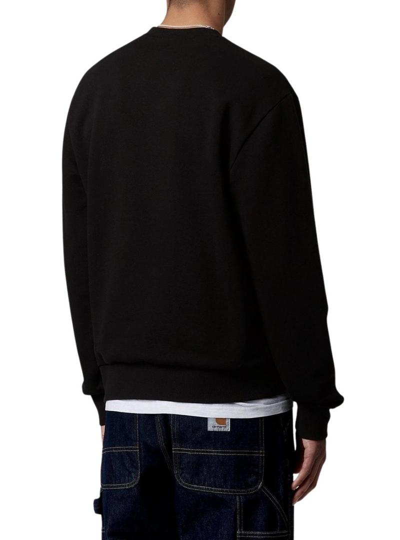 Moleton Carhartt Embroidery preto para homem