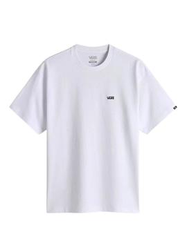Camiseta Vans Left Chest II branca para homem.