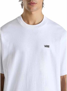 Camiseta Vans Left Chest II branca para homem.