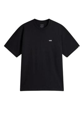 Camisa Vans Left Chest II preta para homem.
