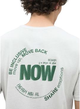 Camiseta Ecoalf Nowalf cinza para homem.