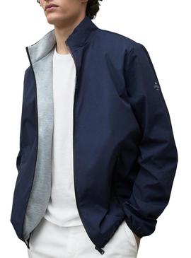 Casaco Ecoalf Jamesalf azul marinho para homens.