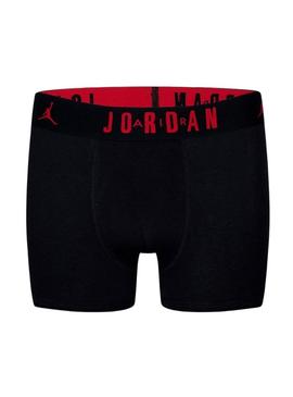 Pacote de três boxers Jordan Flight Cotton multicoloridos para homem.