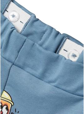 Bermudas Name It Diego azul para menino