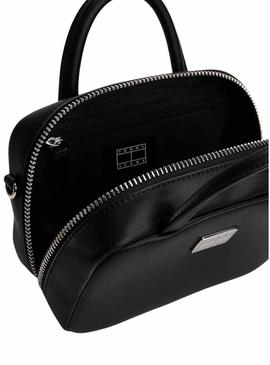 Bolsa Tommy Jeans American Cool preta para mulher.