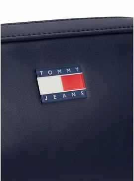 Bolsa Tommy Jeans Convertible Câmera azul para mulher.