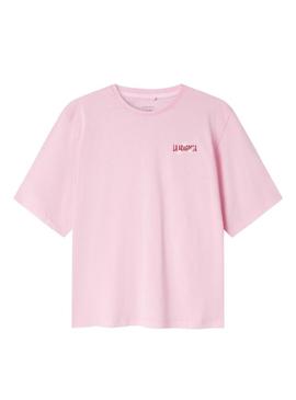 Camisola Name It Fagma rosa para menina