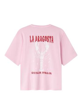 Camisola Name It Fagma rosa para menina