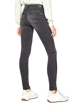 Jeans Pepe Jeans Pixie UC4 Cinza Mulher