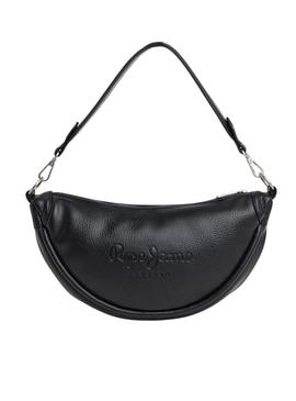 Bolsa Pepe Jeans Nadine preta para mulher