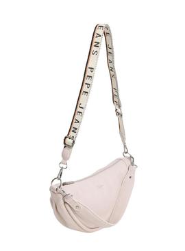 Bolsa Pepe Jeans Nadine branca para mulher