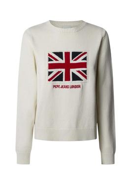 Camisa Pepe Jeans Nuna branca para mulher.