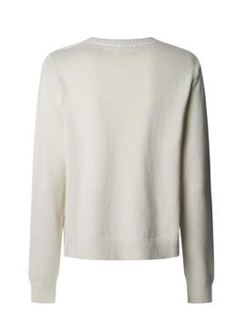 Camisa Pepe Jeans Nuna branca para mulher.