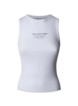 Camiseta Pepe Jeans Viv branca para mulher