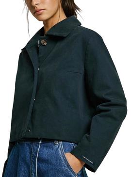 Caçadora Pepe Jeans Jo azul marinho para mulher.