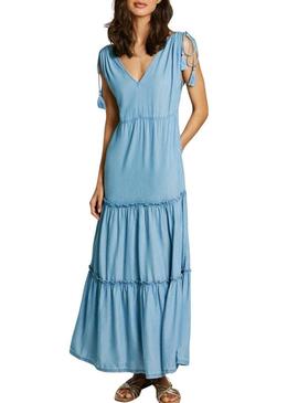 Vestido Pepe Jeans Effie azul para mulher